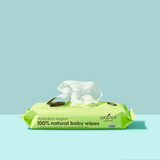 100% NATURAL BABY WIPES - 12 PACK