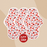 3-Pack Regular Organic Re-Usable Pads