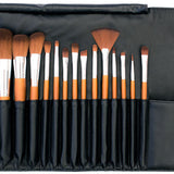 Kylie's Luxury 15pc Professional Brush Roll Set