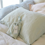 Silk/Linen Flip Pillowslip Sets With Travel Pouch