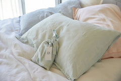 SilkLinenFlip Pillowslip Sets With Travel Pouch