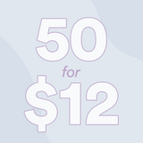 50-Pack Cotton Regular Pads