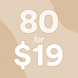 80-Pack Cotton Regular Pads