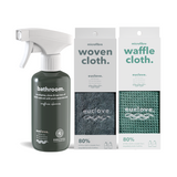 Bathroom Cleaner 300 Ml + Waffle & Woven Cloths