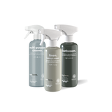 Everyday Natural Cleaning Pack: Bathroom Cleaner, Linen & Bedding Spray, Multipurpose Cleaner (Free Gift: Kitchen Cleaner)