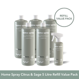 Home Spray Citrus & Sage 5 Litre Refill Value Pack