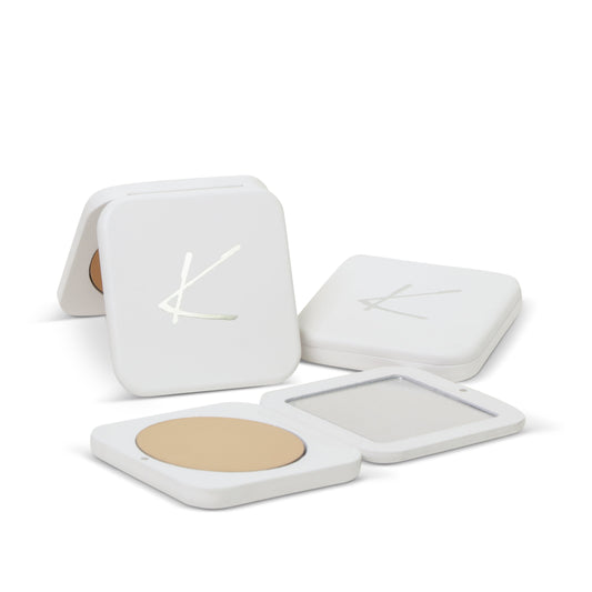 Refillable Empty Pressed Foundation Bamboo Compact