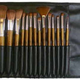 Kylie's Luxury 15pc Professional Brush Roll Set