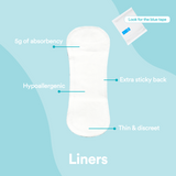 Mix & Match 50-Pack: Super Tampons & Liners