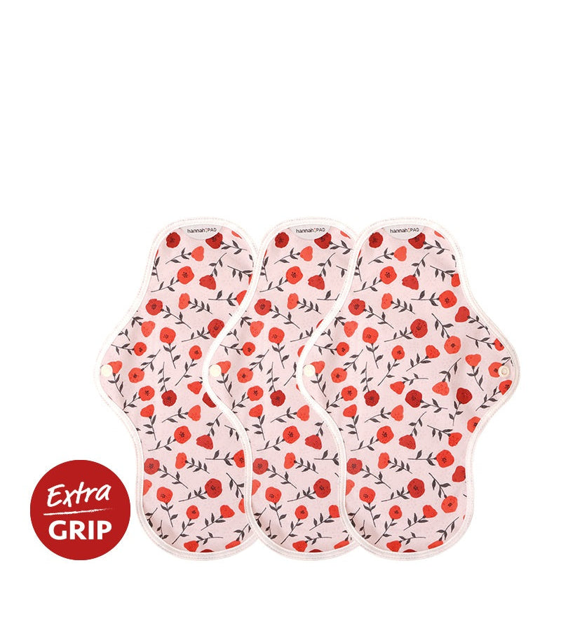 3-Pack Regular Organic Re-Usable Pads