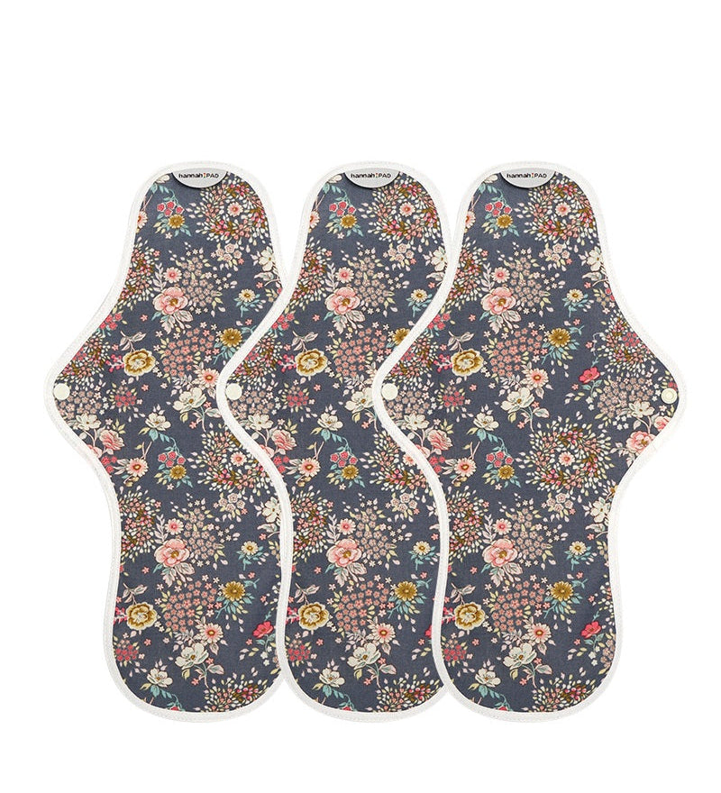 3-Pack Super/Overnight Organic Re-Usable Pads