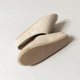 SASAWASHI ROOM SHOES, BEIGE