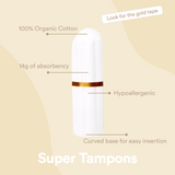 Ultimate Value Period Bundle: 100 Super Tampons