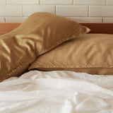 Silk/Linen Flip Pillowslip Sets With Travel Pouch