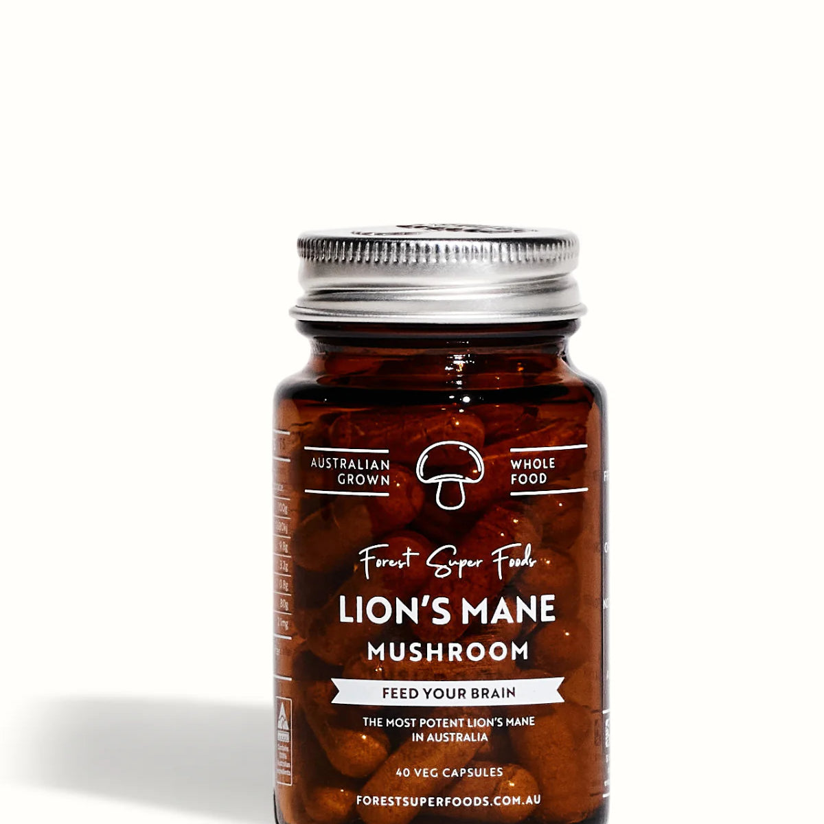 Lion's Mane Mushroom Capsules - Australian Grown