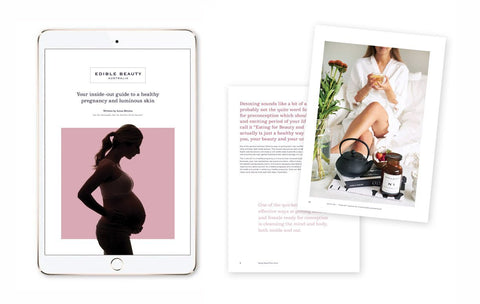 Your Inside Out Guide to a Healthy Pregnancy and Luminous Skin