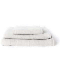 CLAIRE ORGANIC COTTON TOWEL - SILVER GREY