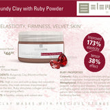 BURGUNDY CLAY &#38; RUBY<br>Clay Facial Mask Powder 60g<br>ELEMENTO MINERAL