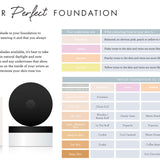 MINERAL FOUNDATION SPF 15<br>(18 SHADES) Finely milled mineral foundation SPF 15 made from natural ingredients ensures your skin is kept clean and healthy, minimising breakouts and blemishes. Buffs into skin effortlessly and allows custom coverage<br>LILY
