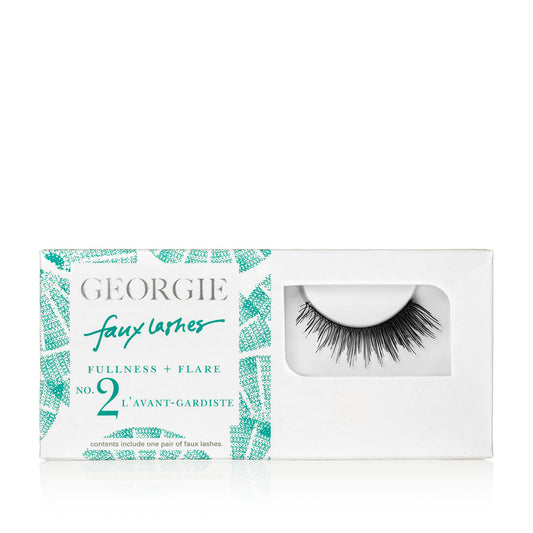 GEORGIE FAUX LASHES No.2 <br> 'L'Avant Gardiste'. Fullness plus Flare