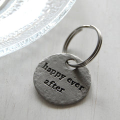 Happily Ever After Keyring <br> PEWTER KEYRING <br> KUTUU