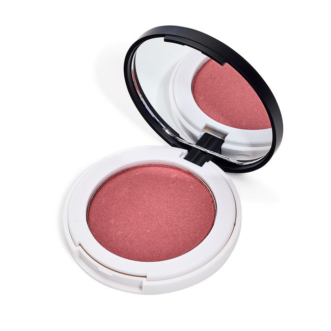 PRESSED BLUSH <br> Rich in moisturising jojoba oil and anti-ageing sea holly extract