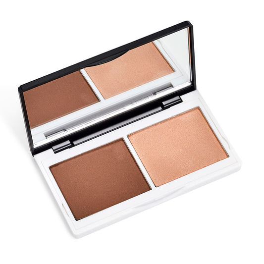 SCULPT & GLOW CONTOUR DUO <br> The totally foolproof trick to glowing skin, enviable contours and sky-high cheekbones