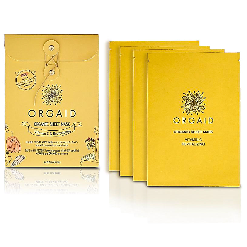 VITAMIN C & REVITALIZING ORGANIC SHEET MASK
